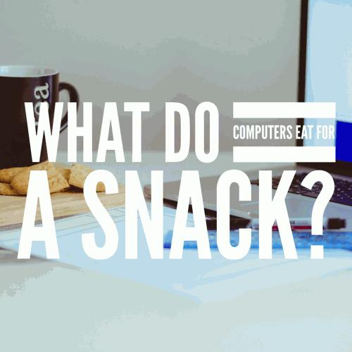 What do computers eat for a snack? 
 