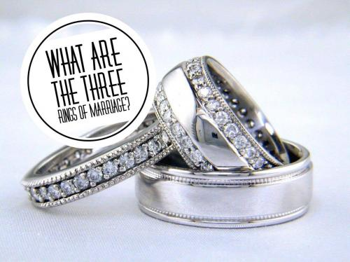 What are the three rings of marriage?