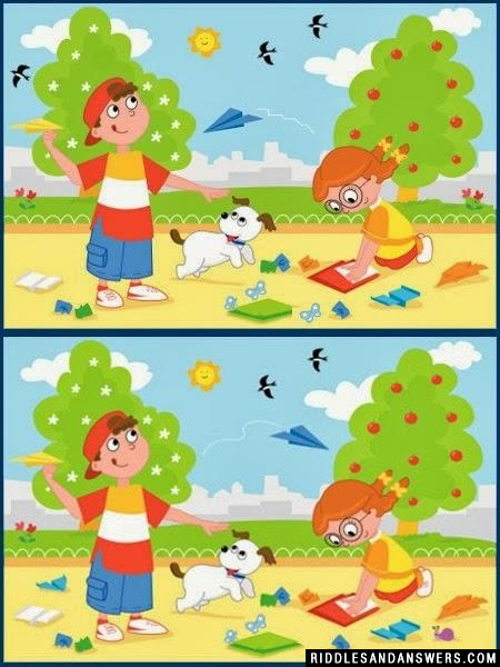 If you can find all the ten differences in the given pictures, you are a genius.