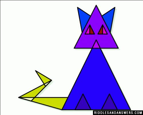 Can you calculate the number of triangles in the given picture? 