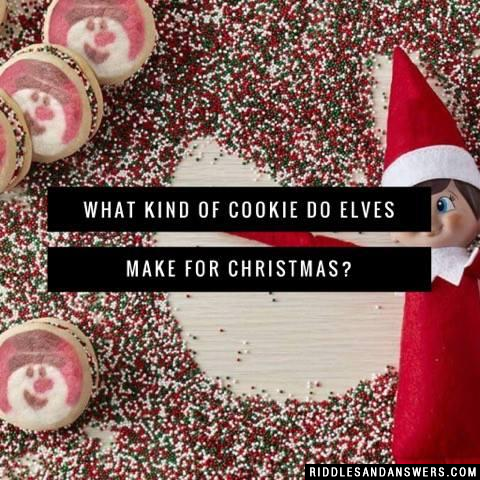 What kind of cookie do elves make for Christmas?