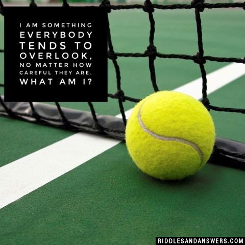 We're five little items of an everyday sort; you'll find us all in 'a tennis court'. What are we?