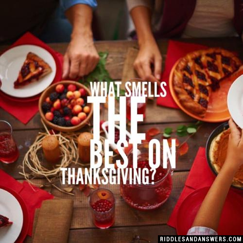 What smells the best on Thanksgiving?